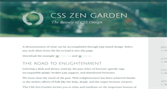 Desktop Screenshot of csszengarden.com